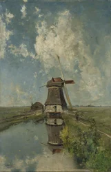 Un Mulino a Vento su un Canale del Polder, noto come Nel Mese di Luglio, c.1889
